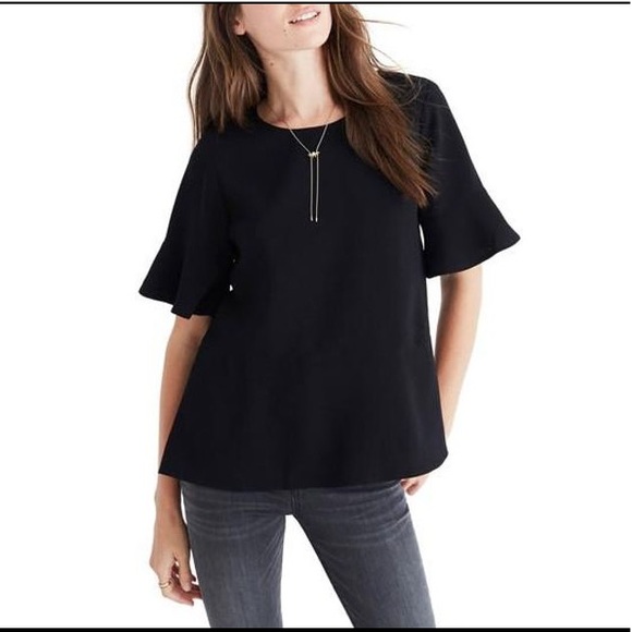 3/$30 NWOT Madewell Flare Hem Top - Picture 1 of 6